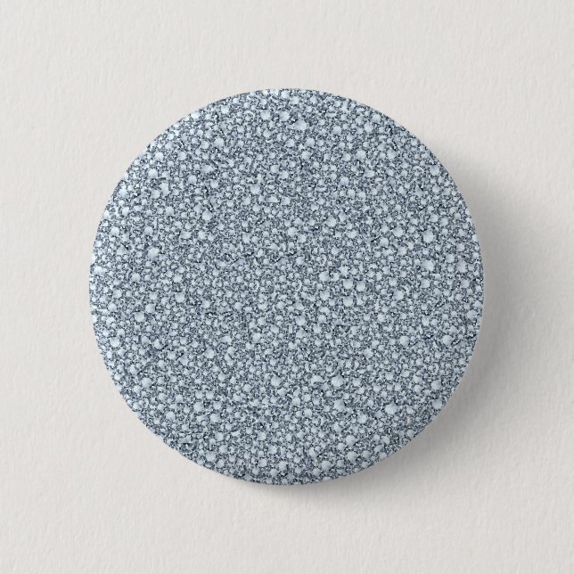 Encrusted Diamonds Look Glitter Patter 6 Cm Round Badge (Front)