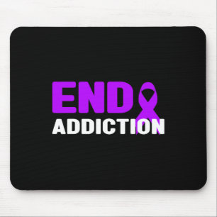 End Addiction - Addiction Awareness Mouse Mat