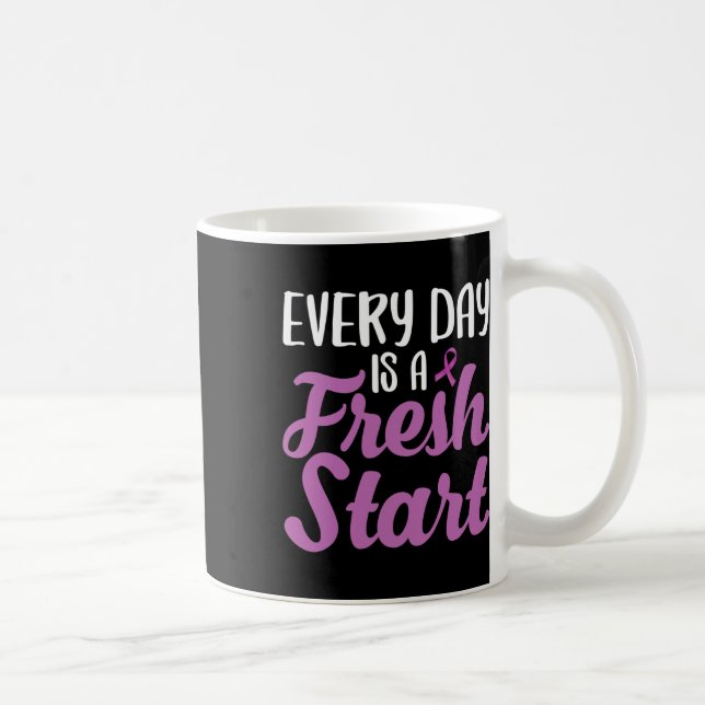 End Addiction Every Day Is A Fresh Start  Coffee Mug (Right)