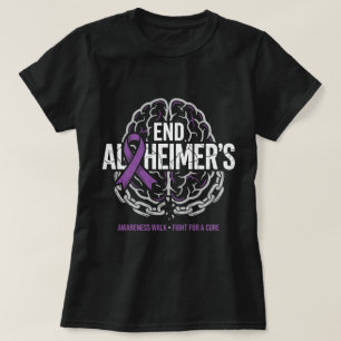 End Alzheimer's Awareness Walk Alzheimer Awareness T-Shirt