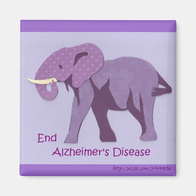 End Alzheimer's Disease Magnet (Front)