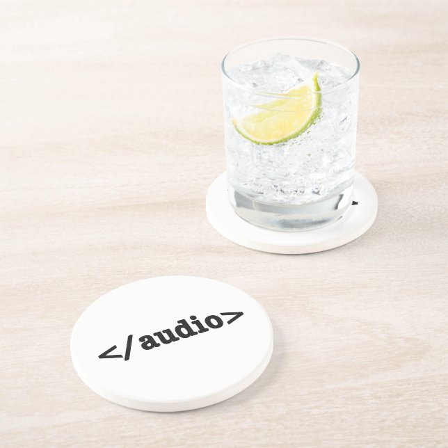 End Audio HTML5 Code Coaster (Side)