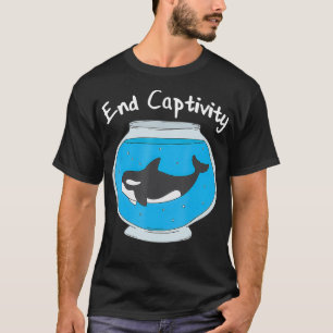 End Captivity Free The Orcas  T-Shirt