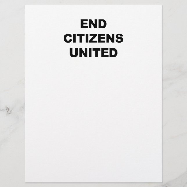 End Citizens United (Front)