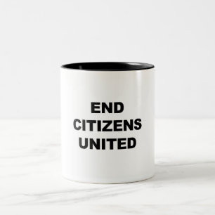 End Citizens United Two-Tone Coffee Mug