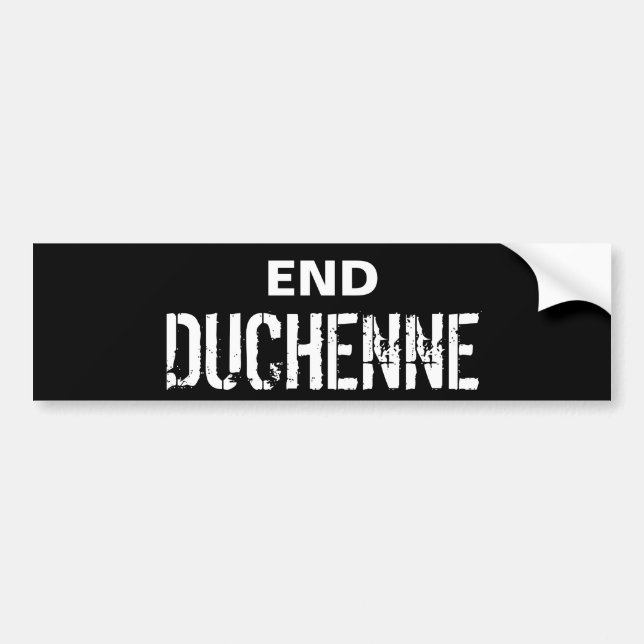 END DUCHENNE Bumper Sticker (Front)