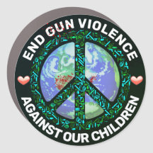 End Gun Violence Against Our Children! Car Magnet