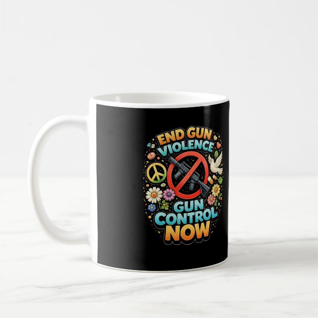 End Gun Violence Now Coffee Mug (Left)