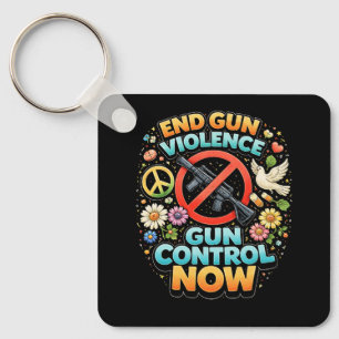 End Gun Violence Now Key Ring