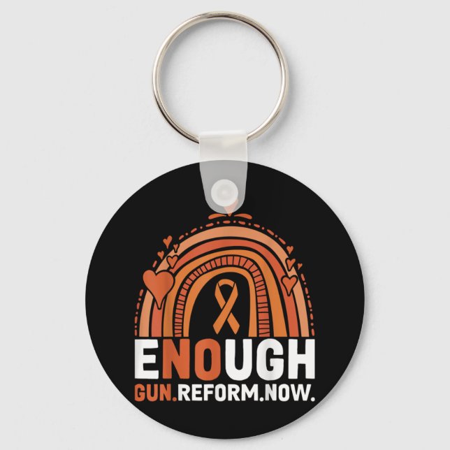 End Gun Violence Wear Orange T-Shirt Classic  Key Ring (Front)