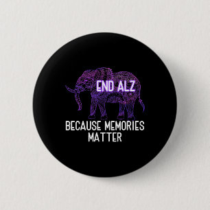 End Heimer Because Memories Problem Elephant Heime 6 Cm Round Badge