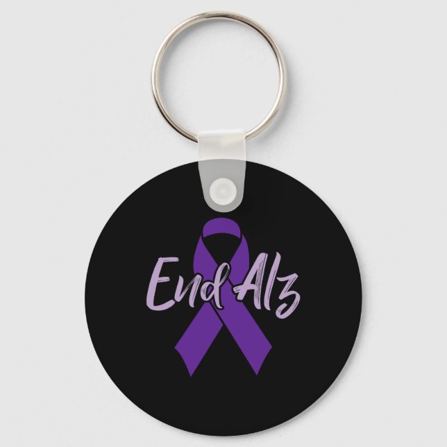 End Heimer Heimerheimer Awareness 1  Key Ring (Front)