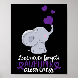 End Heimer Love Never Forgets Heimerheimer Awarene Poster