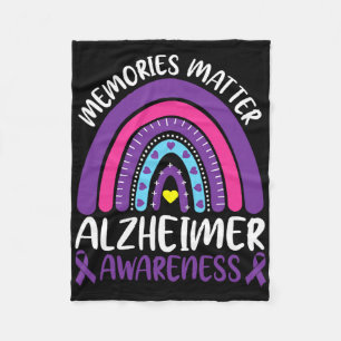 End Heimer Memories Problem Heimerheimer Awareness Fleece Blanket