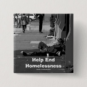 End Homelessness Campaign Button