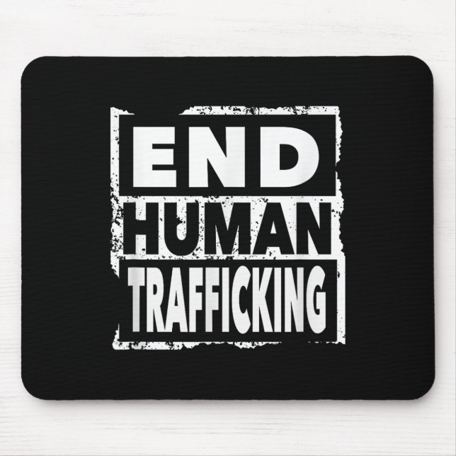 End Human Trafficking Save Kids Children End Traff Mouse Mat (Front)