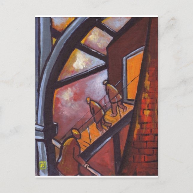 END OF A HARD DAY POSTCARD (Front)