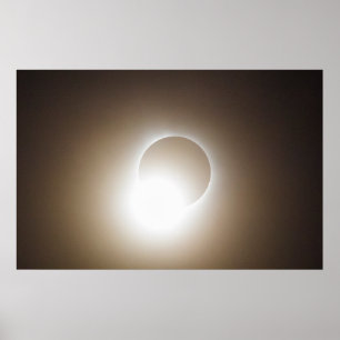 End of a Total Solar Eclipse Poster