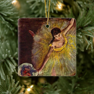 End of an Arabesque by Edgar Degas, Vintage Ballet Ceramic Ornament
