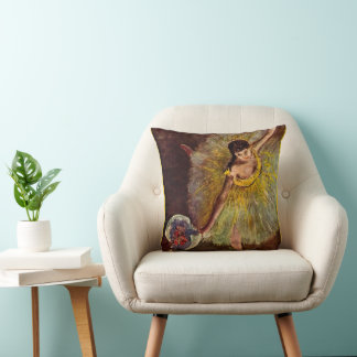End of an Arabesque by Edgar Degas, Vintage Ballet Cushion