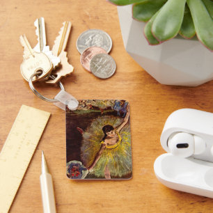 End of an Arabesque by Edgar Degas, Vintage Ballet Key Ring
