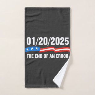 End of Error January 20 2025 Trump Inauguration   Hand Towel