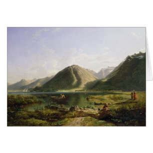 End of Lake Geneva, 1835 (oil on canvas)