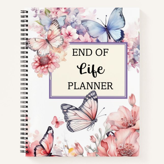 End of Life Planner Notebook (Front)