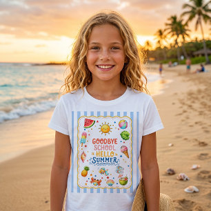 End Of School Party Stripe T-Shirt