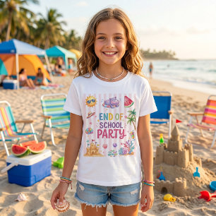End Of School Party Stripes T-Shirt 