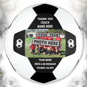 End of Season Gift Ideas for Soccer Coach, Custom Football
