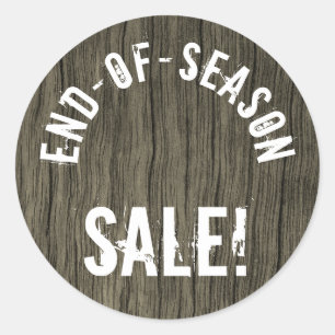 "END-OF-SEASON SALE!" Round Sticker