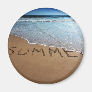 End Of Summer At California Coast Magnet