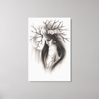 End of the beginning Spring Cherry Blossom Canvas