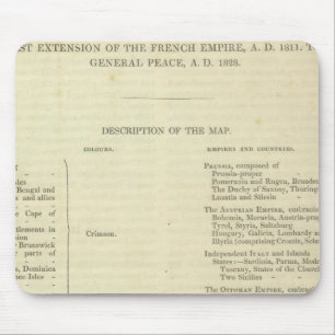 End of The General Peace 1828 AD Mouse Mat