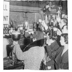 End Of The Prohibition - Farewell 18th Amendment Shower Curtain