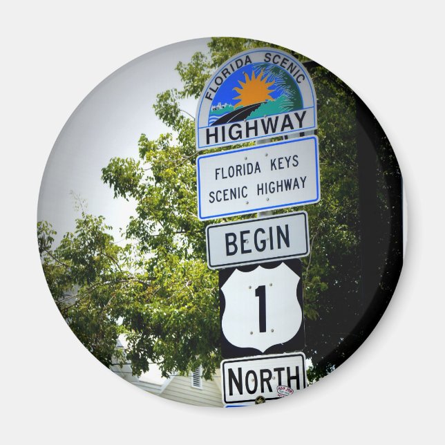 End of the Road Magnet (Front)