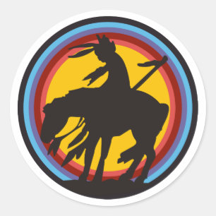 End of the Trail Classic Round Sticker