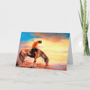 End of the Trail Greeting Card