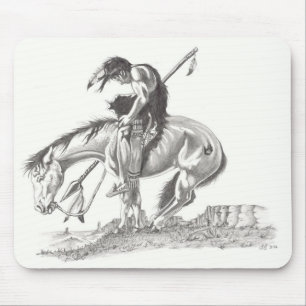 End of the Trail Mouse Mat