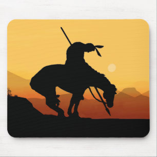 End of the Trail Silhouette Mouse Pad