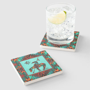 End Of The Trail Stone Coaster