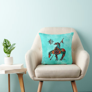 End Of The Trail Throw Pillow