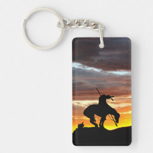 End of the Trail with Sunset Key Ring