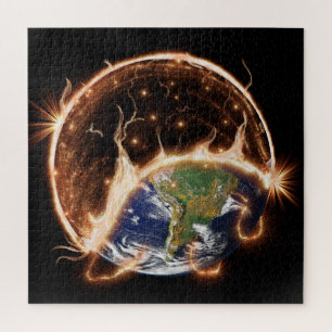 End of the world puzzle. jigsaw puzzle