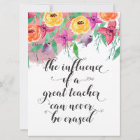 End of the year teacher gift Happy teacher's day