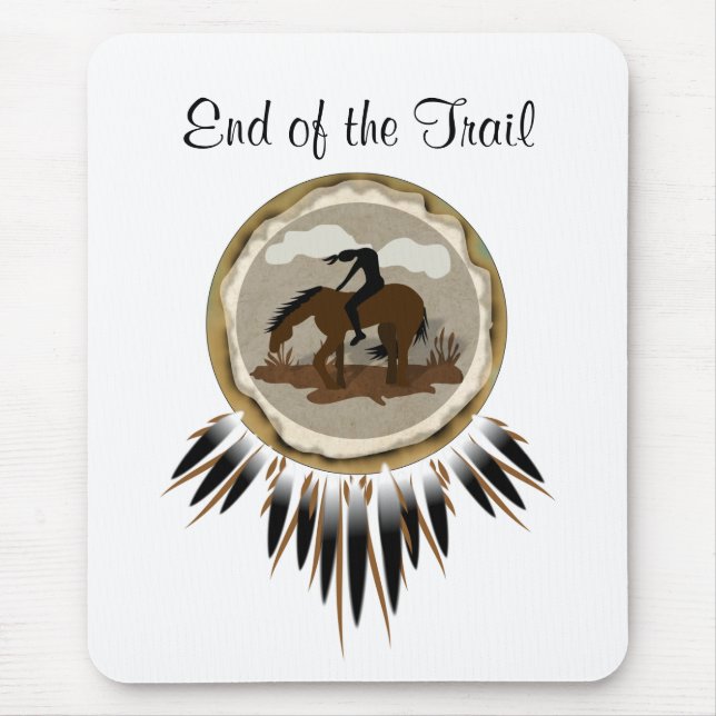 End of Trail, End of the Trail Mouse Mat (Front)
