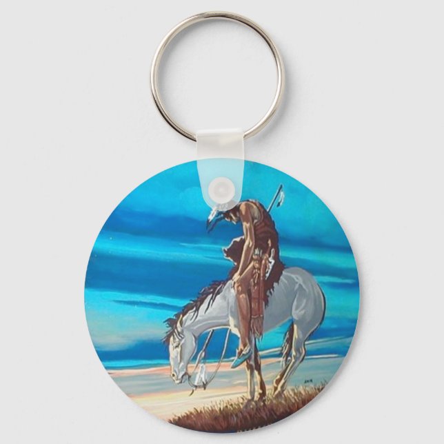 end of trail key ring (Front)