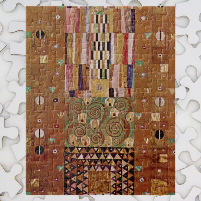 End of Wall, Stoclet Frieze by Gustav Klimt Jigsaw Puzzle (Creator Uploaded)