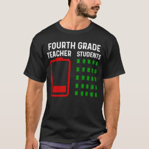 End Of Year Teacher 4th Grade Goodbye Teacher Bat T-Shirt